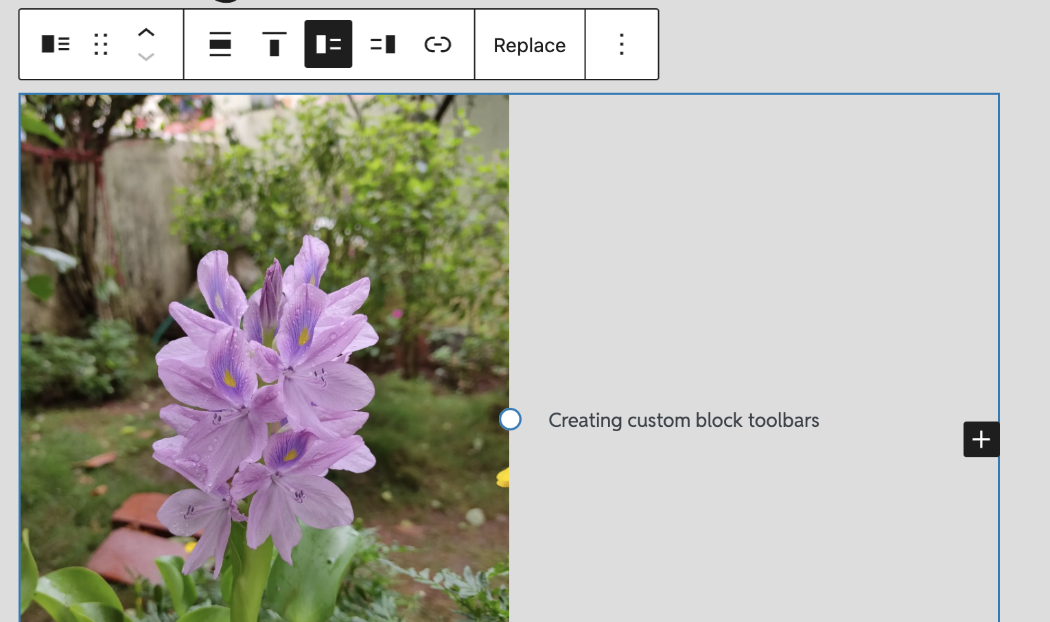 creating custom toolbar 